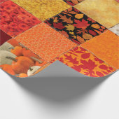 Herbst-Patchwork Geschenkpapier (Ecke)