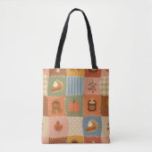 Herbst-Patchwork-Hermstmuster Tasche (Vorderseite)