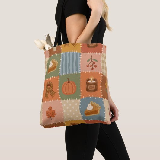 Herbst-Patchwork-Hermstmuster Tasche (Von Nahem)