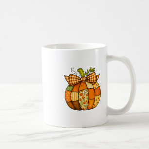 Herbst-Patchwork-Kürbis-Herbst-Halloween-Thanksgiv Kaffeetasse