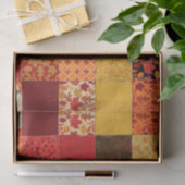 Herbst-Patchwork Seidenpapier (Geschenk)