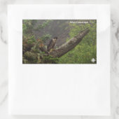 Herbst - Peregrine Falcon Rechteckiger Aufkleber (Tasche)