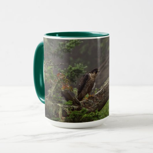 Herbst - Peregrine Falcon Tasse (Vorderseite Links)