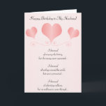 Herbst Personalisiert Husband Geburtstag Karte<br><div class="desc">Grußkartenherzen Ehemann Geburtstagskarte. Passen Sie diese Geburtstagskarte mit jedem beliebigen Text an und lassen Sie sie dann ausdrucken und an Sie senden oder laden Sie sie sofort auf Ihr Mobiltelefon herunter. Wenn Sie Hilfe bei der Anpassung benötigen, kontaktieren Sie uns über den Link auf dieser Seite. Herzdesign personalisierte Ehemannskarte Geburtstagskarte,...</div>