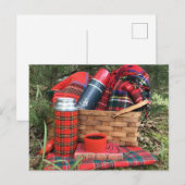 Herbst-Picknicks Postkarte (Vorne/Hinten)