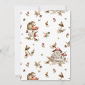 Herbst-Pilz | Wald-Waldschlacker Einladung (Rückseite)