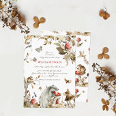 Herbst-Pilz | Woodland Forest Baby Dusche Einladung