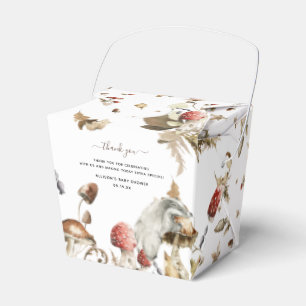 Herbst-Pilz   Woodland Forest Baby Dusche Geschenkschachtel