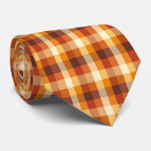Herbst Plaid Krawatte (Gerollt)