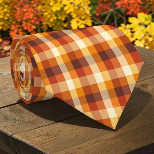 Herbst Plaid Krawatte