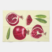 Herbst Pomegranate Aquarellmalerei Geschirrtuch (Horizontal)