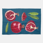 Herbst Pomegranate Aquarellmalerei Geschirrtuch (Horizontal)