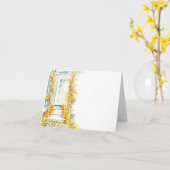 Herbst-Portal Karte (Gelbe Blume)