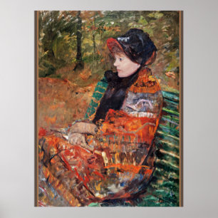 Herbst, Portrait von Lydia Cassatt, Poster