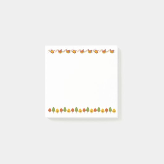 Herbst Post-it Klebezettel (Vorderseite)