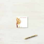 Herbst Post Notes-Herbst ist schön Post-it Klebezettel (Auf Schreibtisch)