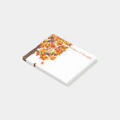 Herbst-Posten Anmerkung-Herbst ist schön Post-it Klebezettel (angewinkelt)
