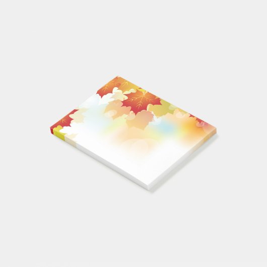 Herbst-Posten-Anmerkungen Post-it Klebezettel (angewinkelt)