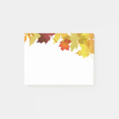 Herbst-Posten-Anmerkungen Post-it Klebezettel (Vorderseite)