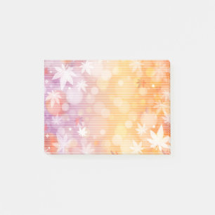 Herbst Posten-es-Anmerkungen Post-it Klebezettel