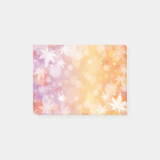 Herbst Posten-es-Anmerkungen Post-it Klebezettel (Vorderseite)