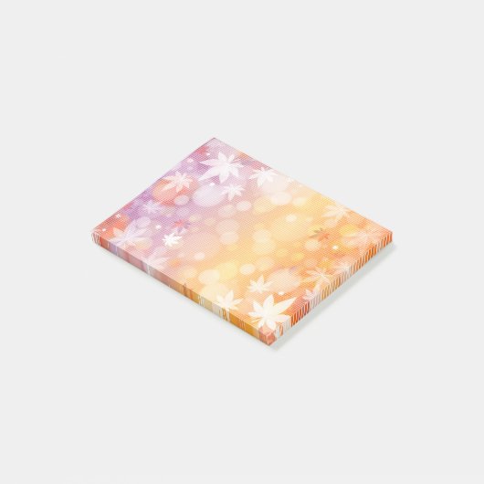 Herbst Posten-es-Anmerkungen Post-it Klebezettel (angewinkelt)