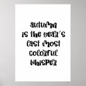 Herbst Poster (Vorne)
