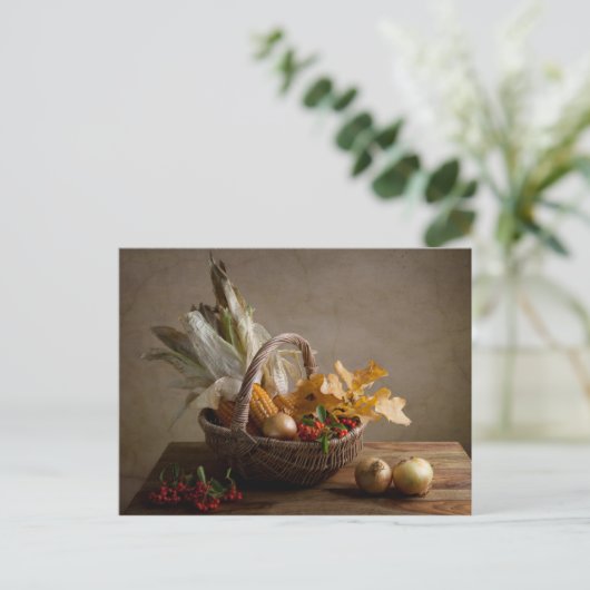 Herbst Postkarte (Stehend Vorderseite)