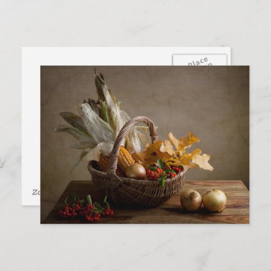 Herbst Postkarte (Vorne/Hinten)