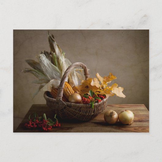 Herbst Postkarte (Vorderseite)