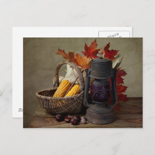 Herbst Postkarte (Vorne/Hinten)