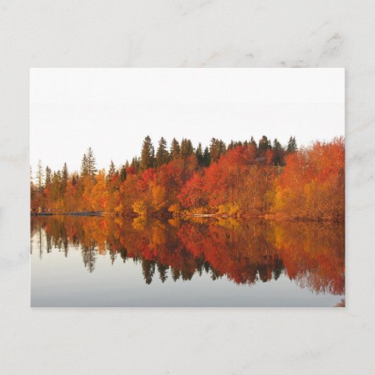 Herbst Postkarte (Vorderseite)