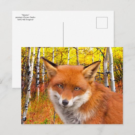 "Herbst" Postkarte (Vorne/Hinten)