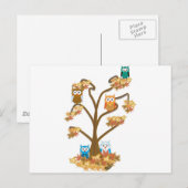 Herbst Postkarte (Vorne/Hinten)