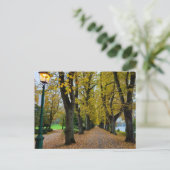 Herbst  postkarte (Stehend Vorderseite)