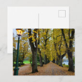 Herbst  postkarte (Vorne/Hinten)