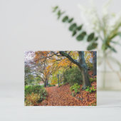 Herbst Postkarte (Stehend Vorderseite)