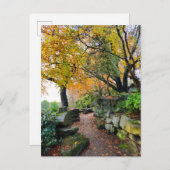 Herbst Postkarte (Vorne/Hinten)