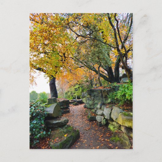 Herbst Postkarte (Vorderseite)