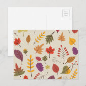 Herbst Postkarte (Vorne/Hinten)