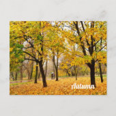 Herbst Postkarte (Vorderseite)