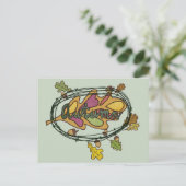 Herbst Postkarte (Stehend Vorderseite)