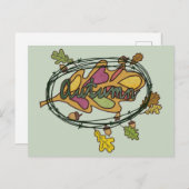 Herbst Postkarte (Vorne/Hinten)