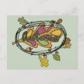 Herbst Postkarte (Vorderseite)