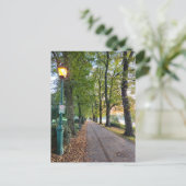 Herbst Postkarte (Stehend Vorderseite)
