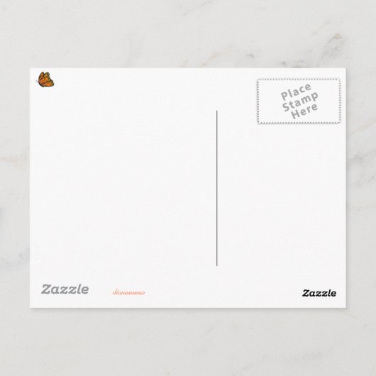 Herbst Postkarte (Rückseite)