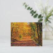 Herbst Postkarte (Stehend Vorderseite)