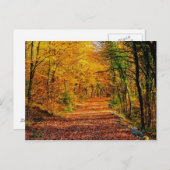 Herbst Postkarte (Vorne/Hinten)