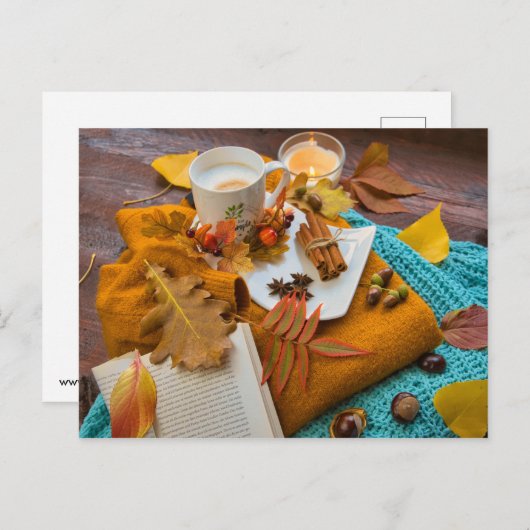 Herbst Postkarte (Vorne/Hinten)