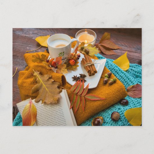 Herbst Postkarte (Vorderseite)